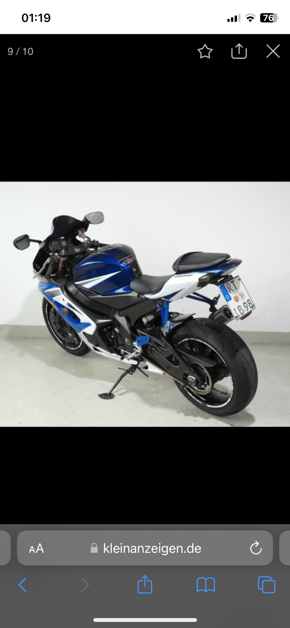 Motorrad verkaufen Suzuki Gsxr 1000 k6 Ankauf